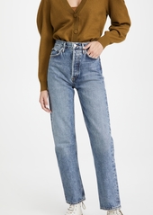 AGOLDE 90's Pinch Waist High Rise Straight Jeans