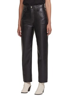 AGOLDE '90s Pinch Waist Recycled Leather High Waist Pants