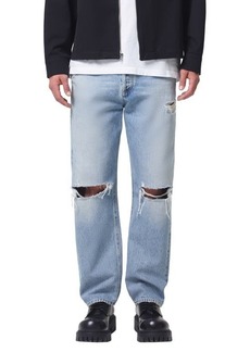 AGOLDE '90s Ripped Straight Leg Organic Cotton Jeans