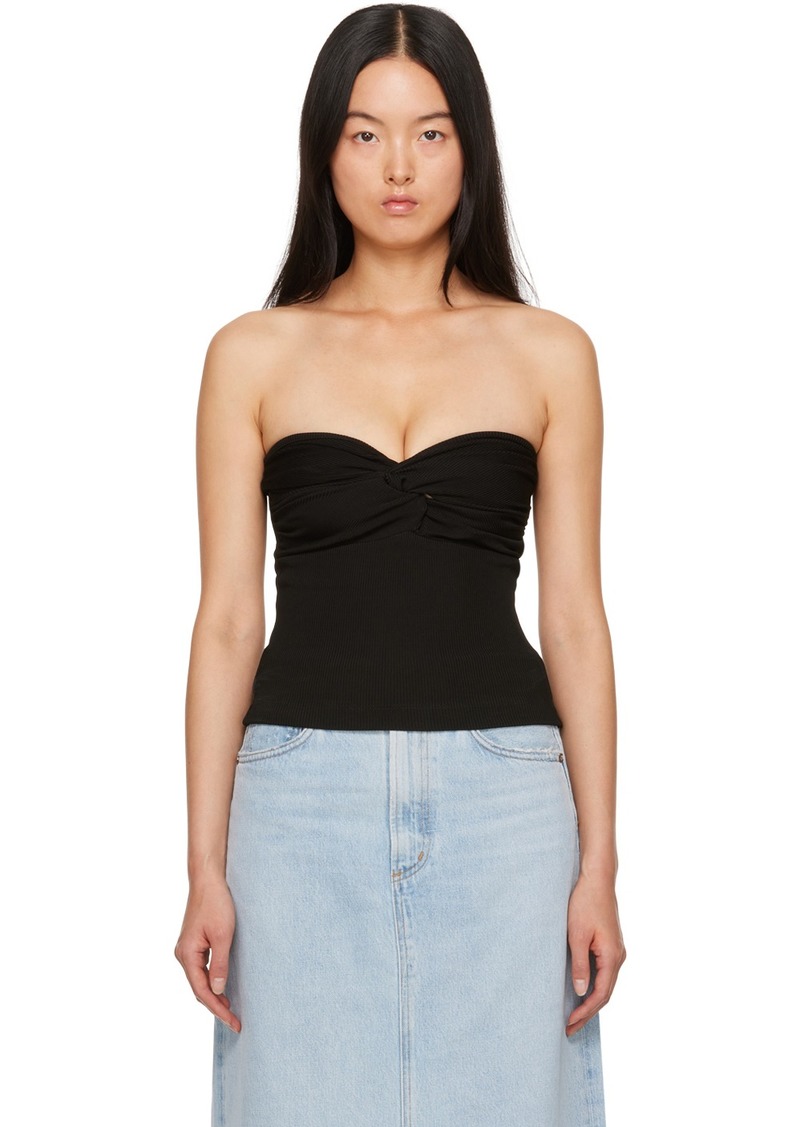 AGOLDE Black Tonia Tube Top