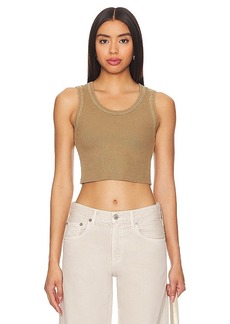 AGOLDE Cropped Poppy Tank