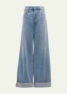 AGOLDE Dame High Rise Wide-Leg Jeans