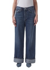 AGOLDE Dame High Waist Wide Leg Organic Cotton Jeans