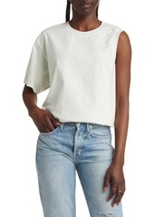 AGOLDE Della One-Shoulder Cotton T-Shirt in Glaze at Nordstrom