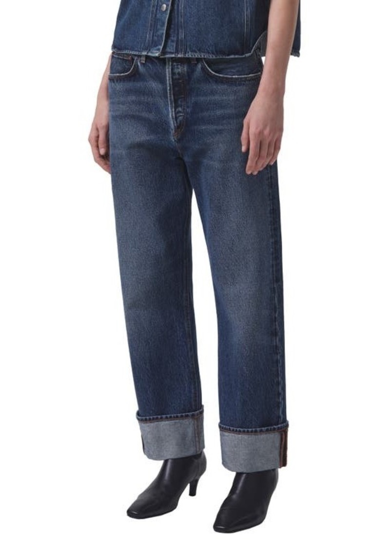 AGOLDE Fran Wide Leg Organic Cotton Jeans