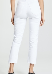 AGOLDE Hi Rise Straight Riley Crop Jeans