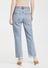 AGOLDE Lana Crop Mid Rise Vintage Straight Jeans