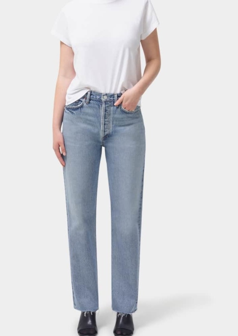 AGOLDE Lana Vintage Straight Ankle Jeans