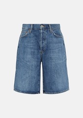 Agolde Jort low-rise denim shorts