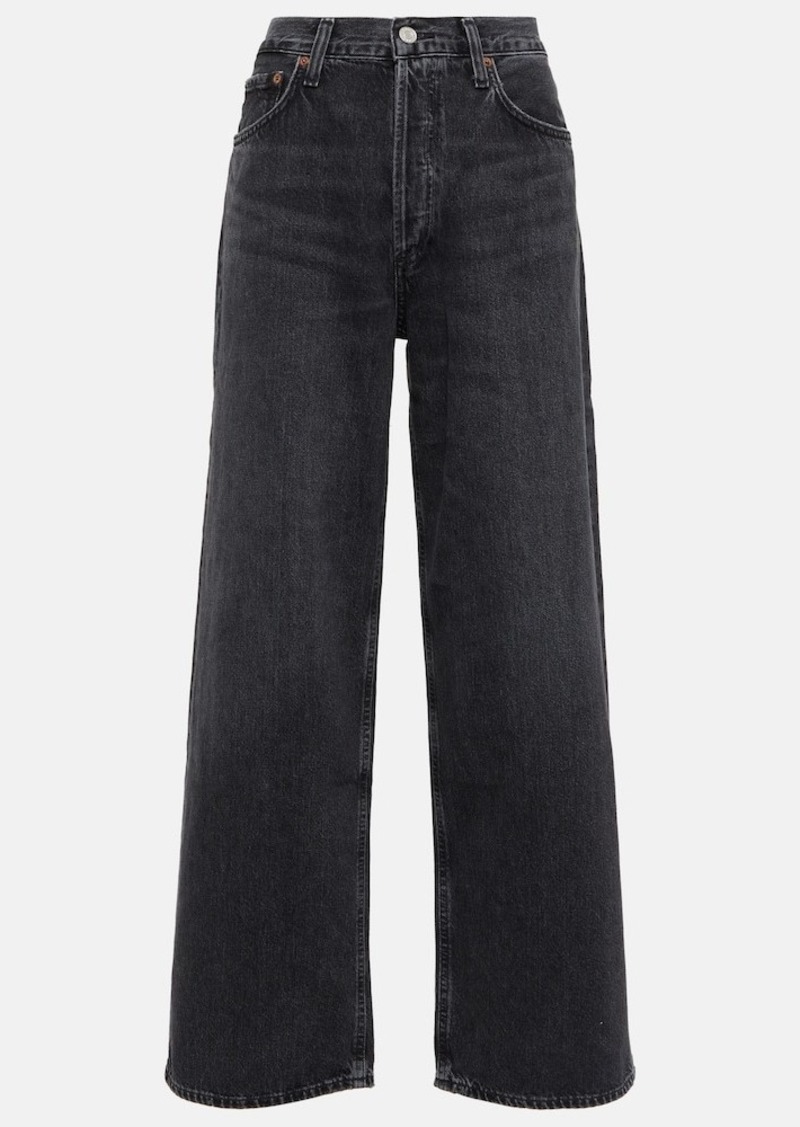 Agolde Low Slung Baggy low-rise cotton jeans