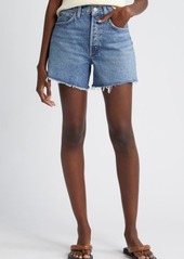 AGOLDE Parker Distressed Denim Shorts