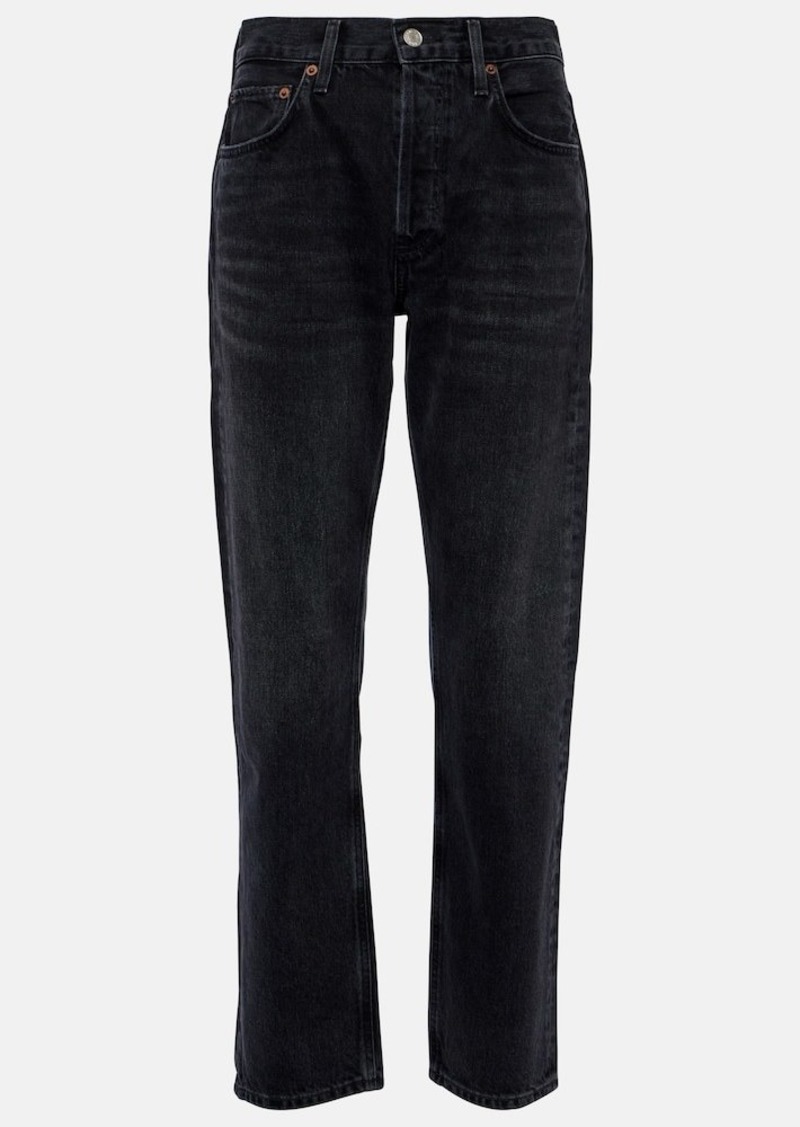 Agolde Parker Long mid-rise straight jeans