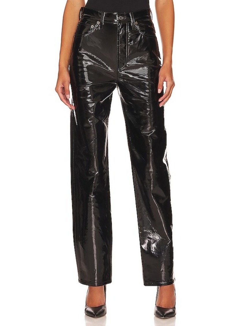 AGOLDE Recycled Leather 90's Pinch Waist