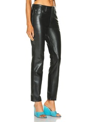 AGOLDE Recycled Leather Lyle Low Rise Slim