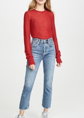 AGOLDE Riley High Rise Straight Crop Jeans