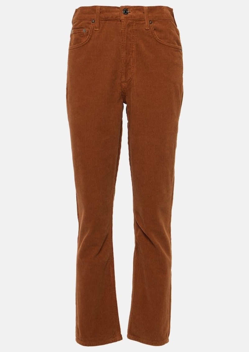 Agolde Riley Long straight corduroy pants