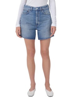 AGOLDE Stella Super High Waist Organic Cotton Denim Shorts