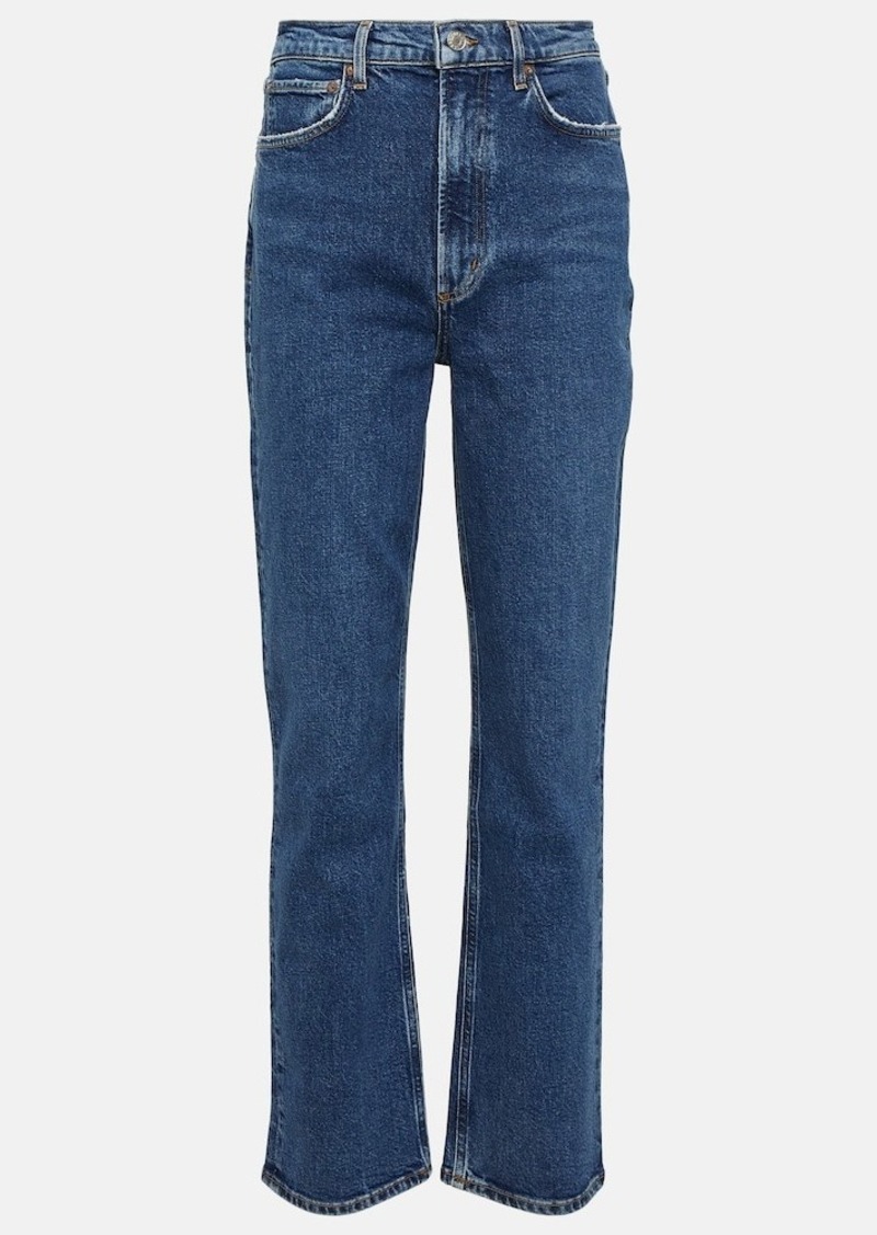 Agolde Stovepipe high-rise straight jeans
