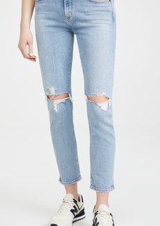 AGOLDE Toni Mid Rise Straight Jeans