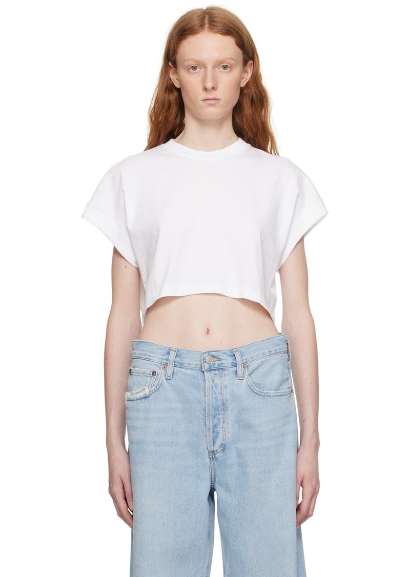 AGOLDE White Aiden T-Shirt