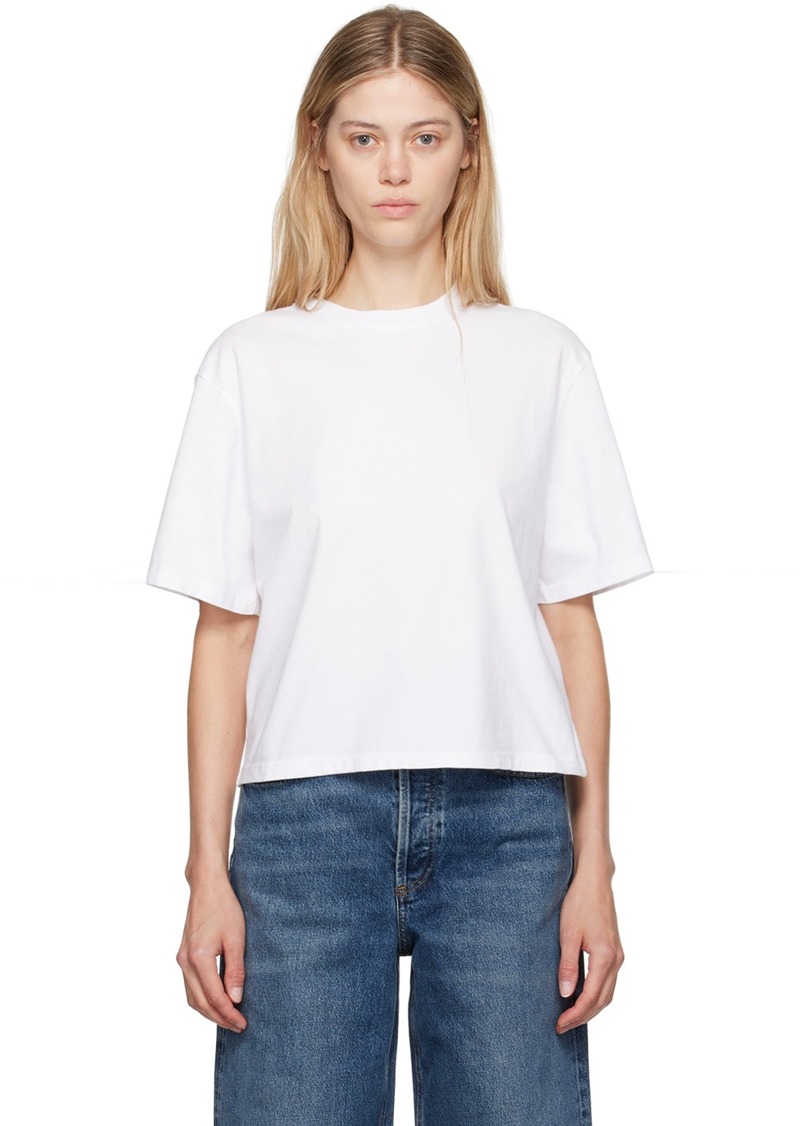 AGOLDE White Sulma Drop Shoulder T-Shirt