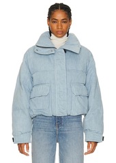 AGOLDE x Shoreditch Ski Club Nova Denim Puffer