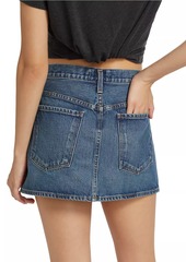 Agolde Alek Denim Miniskirt