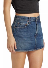 Agolde Alek Denim Miniskirt