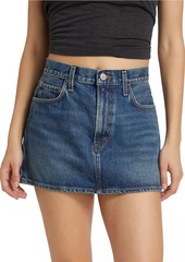 Agolde Alek Denim Miniskirt