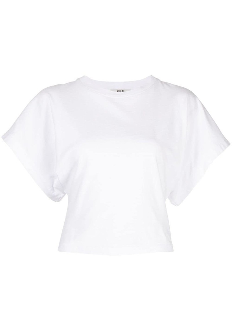 Agolde Britt dolman-sleeve cotton T-shirt