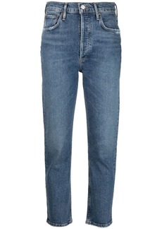 Agolde cropped denim jeans