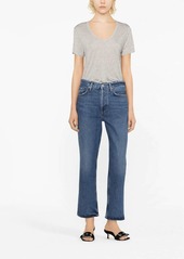 Agolde organic-cotton cropped jeans
