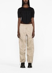 Agolde Dakota cotton-poplin track pants