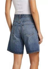 Agolde Dame High-Rise Cuffed Denim Shorts