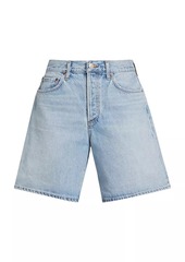 Agolde Dame Long Denim Shorts