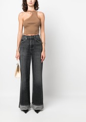 Agolde Dame wide-leg organic-cotton jeans