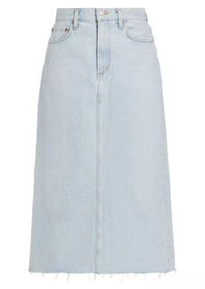 Agolde Della Denim Maxi Skirt