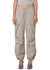 Agolde Ginerva Womens Drawstring Hem Poplin Cargo Pants