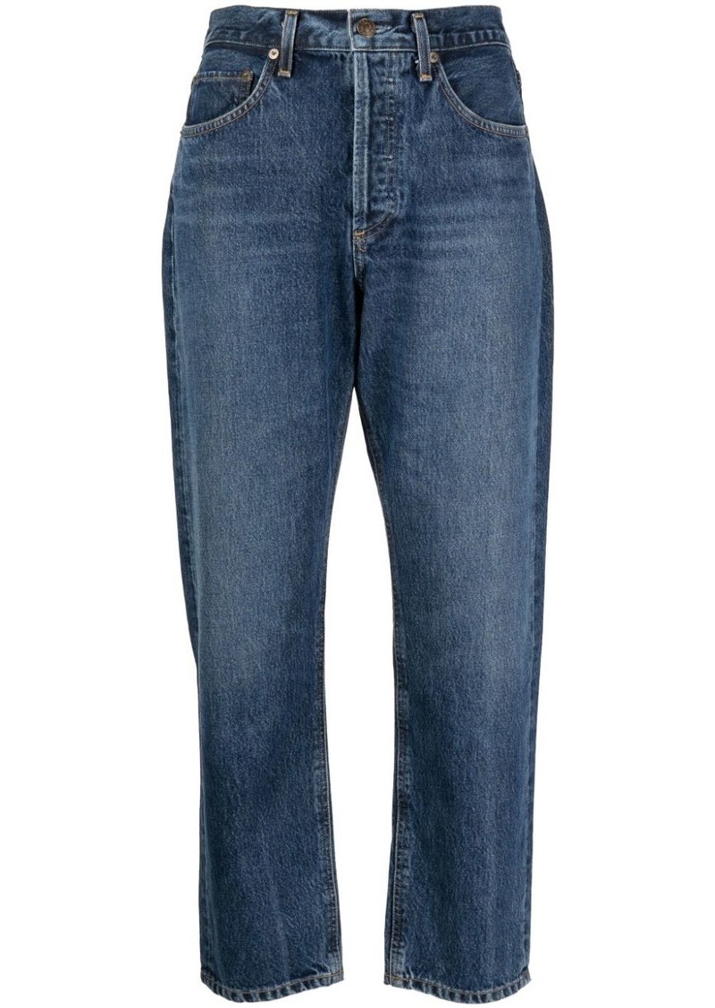 Agolde high-rise cropped jeans