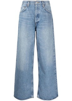 Agolde high-rise straight-leg jeans