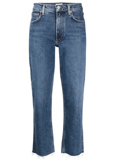 Agolde Kye straight-leg crop jeans