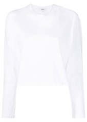 Agolde long-sleeve crop top