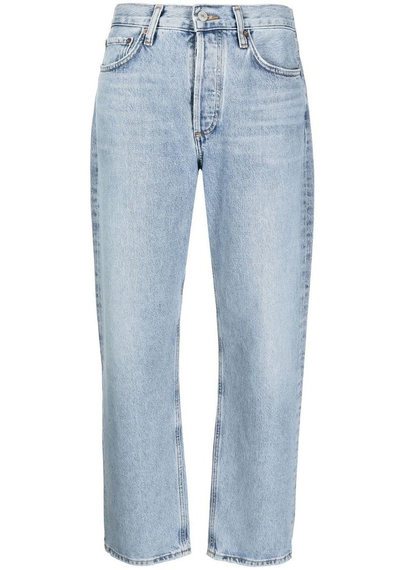 Agolde mid-rise straight-leg jeans
