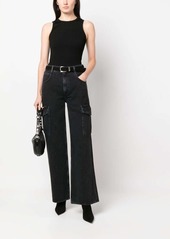 Agolde mid-rise wide-leg jeans