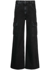 Agolde mid-rise wide-leg jeans