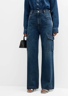 Agolde Minka Relaxed Flare Cargo Jeans