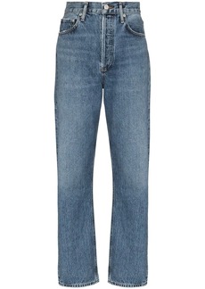 Agolde five-pocket straight-leg jeans