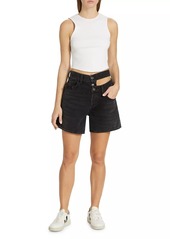 Agolde Nova Rib-Knit Cropped Tank