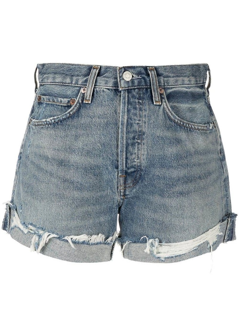 Agolde Parker denim shorts