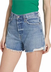 Agolde Parker Ringe Denim Shorts